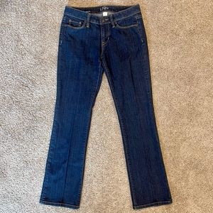EUC. LOFT “Original Bootcut” Jeans. Dark Wash. Size 2 Petite.